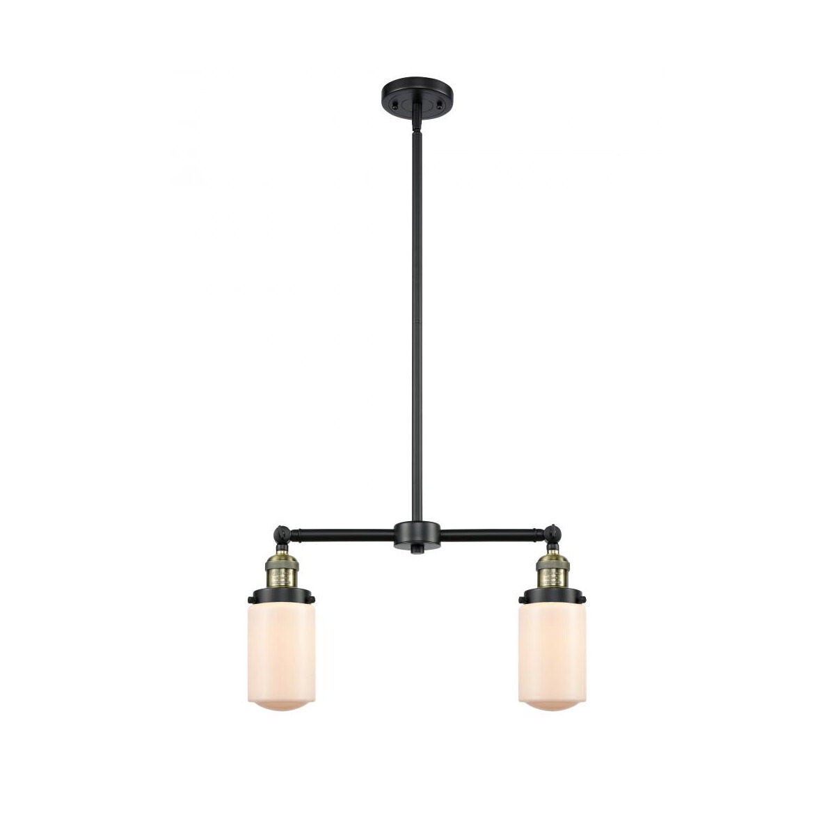 Franklin Restoration Dover LED 21 inch Black Antique Brass Chandelier Ceiling Light in Matte White Glass, Franklin Restoration