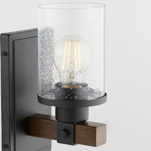 Alpine 1 Light 4.5 inch Textured Black Walnut Wall Mount Wall Light