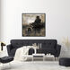 Entertainment Black and Brown and Neutral and White Canvas
