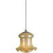 Signature 1 Light 9 inch Brushed Steel Pendant Set Ceiling Light