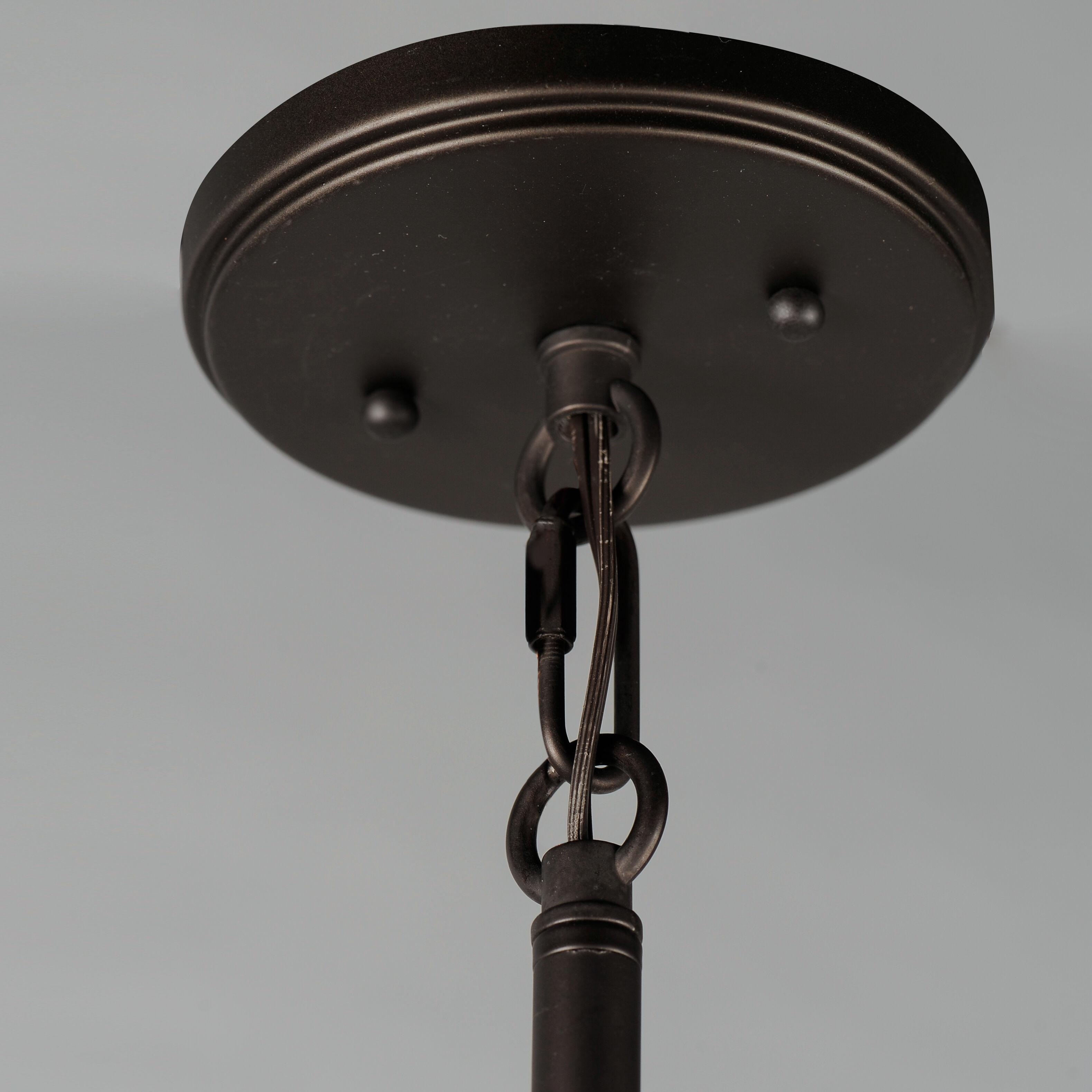 Trestle 1 Light 14 inch Oil Rubbed Bronze/Antique Brass Single Pendant Ceiling Light