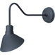 Signlite 1 Light 13.75 inch Black Outdoor Wall Mount