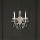 New Orleans 2 Light 5.5 inch Antique Silver Wall Sconce Wall Light in Heritage