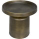 Lee 19 X 19 inch Aged Brass Side Table