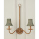 Bell Teal 5.5 inch Chandelier Shade, Suzanne Duin Collection