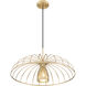 Valencia 1 Light 24 inch Modern Gold Pendant Ceiling Light