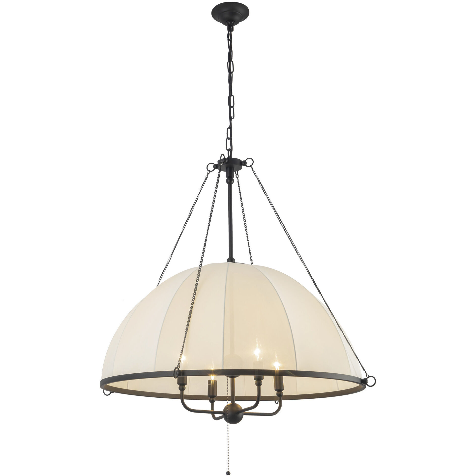 Alora Mood Crosby 4 Light 33 inch Matte Black Chandelier Ceiling Light