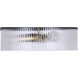 Jenner 3 Light 15 inch Black/Gold Semi-Flush Mount Ceiling Light