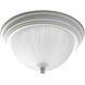 Melon 1 Light 11.38 inch White Flush Mount Ceiling Light