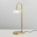 Elysian 22 inch 8.00 watt Natural Aged Brass Table Lamp Portable Light
