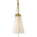 Danvers LED 9 inch Lacquered Dark Brass Sconce Wall Light