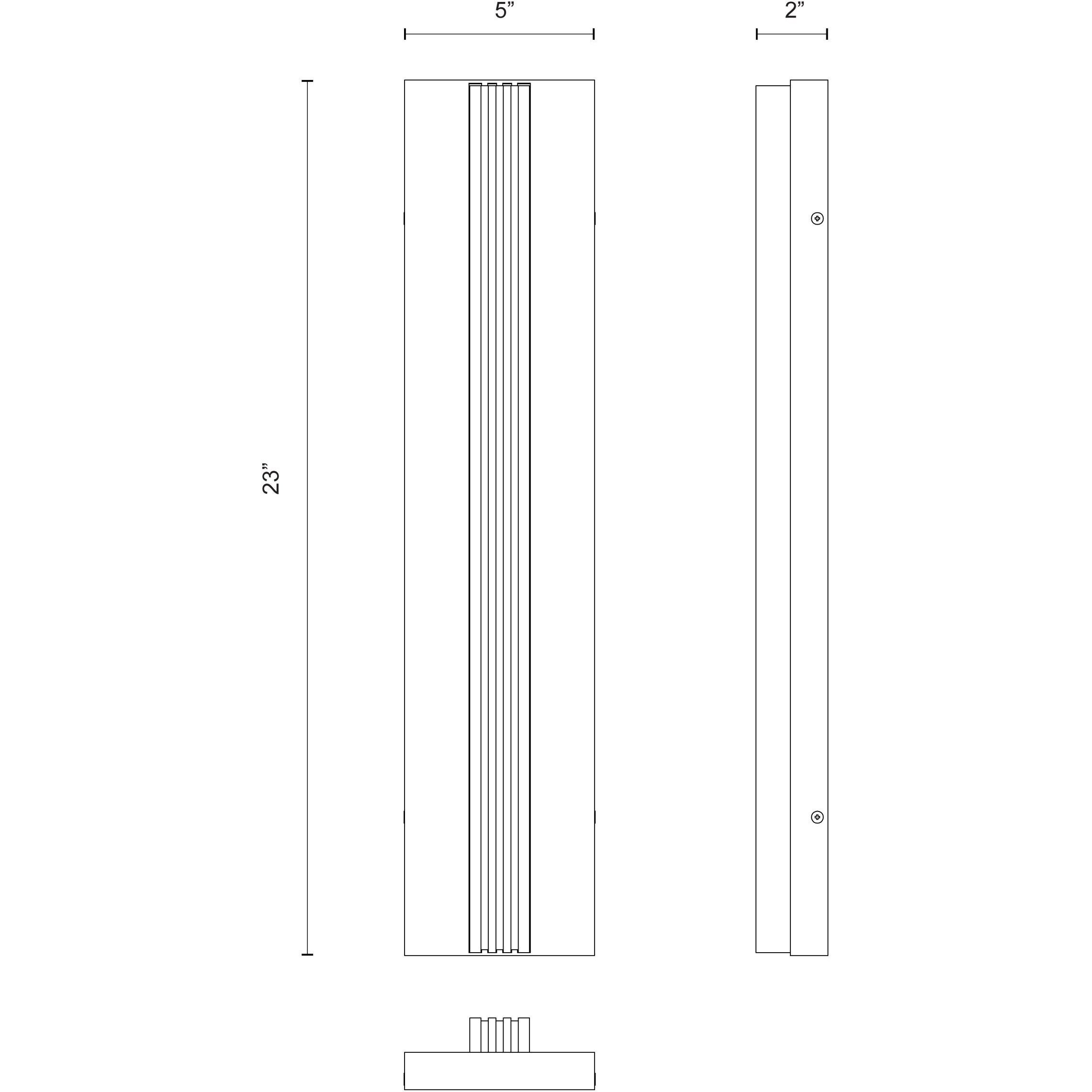 Kismet Wall/Vanity Light Wall Light in Vintage Brass