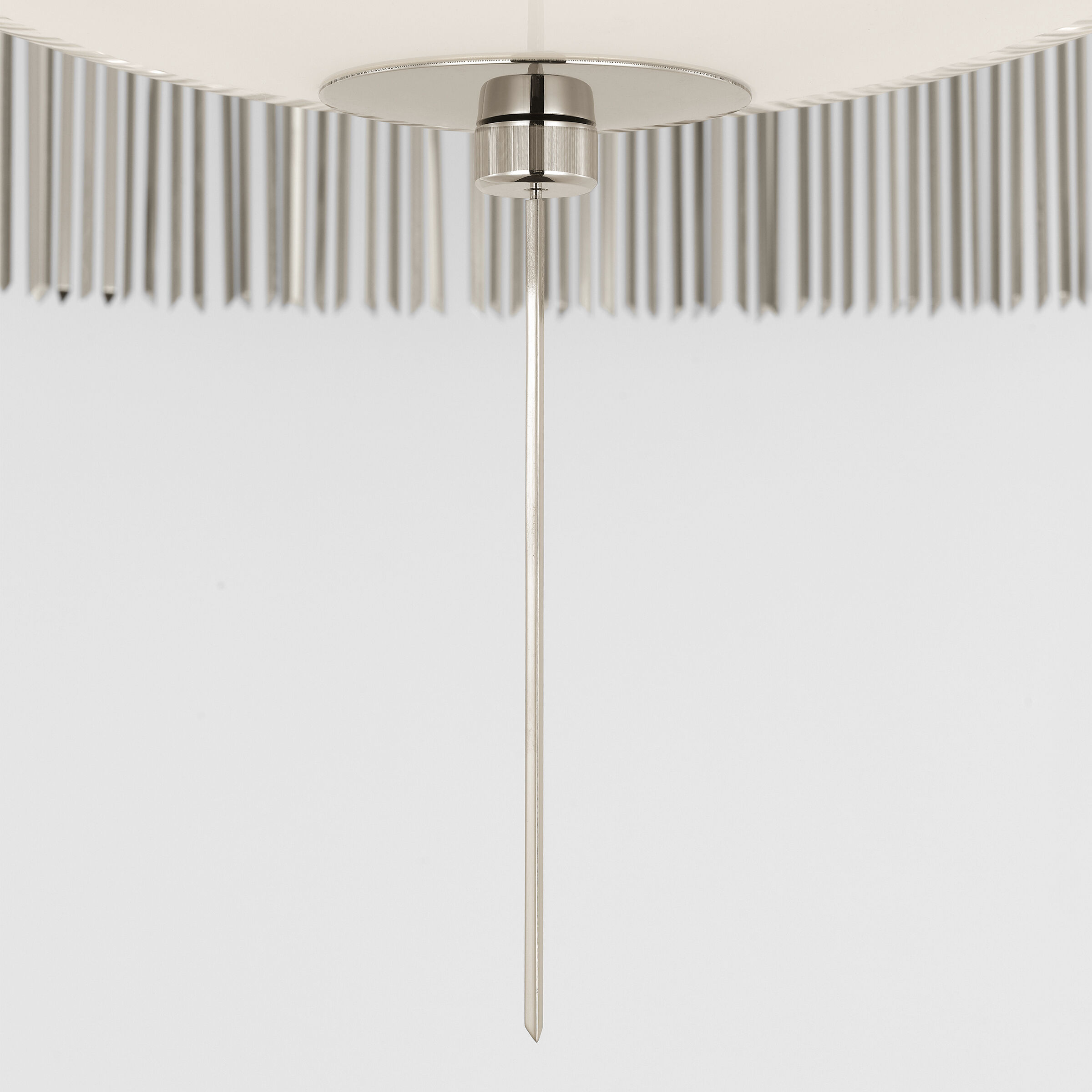 Fisher Weisman Sutton LED 21 inch Polished Nickel Flush Mount Ceiling Light