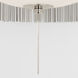 Fisher Weisman Sutton LED 21 inch Polished Nickel Flush Mount Ceiling Light