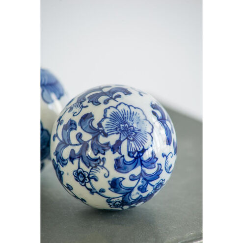 Orbs Blue/White Décor