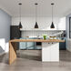 Allison 1 Light 6.25 inch Shiny Black Mini Pendant Ceiling Light