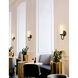 Fusion Collection 1 Light 7.75 inch Matte Black ADA Wall Sconce Wall Light, Anchor Family
