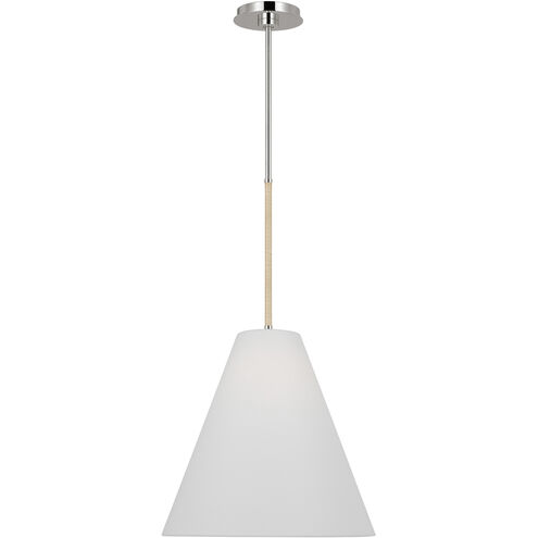 AERIN Remy 1 Light 16 inch Polished Nickel Pendant Ceiling Light