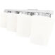 Nextra 4 Light 32 inch Brushed Nickel Bath Vanity Wall Light