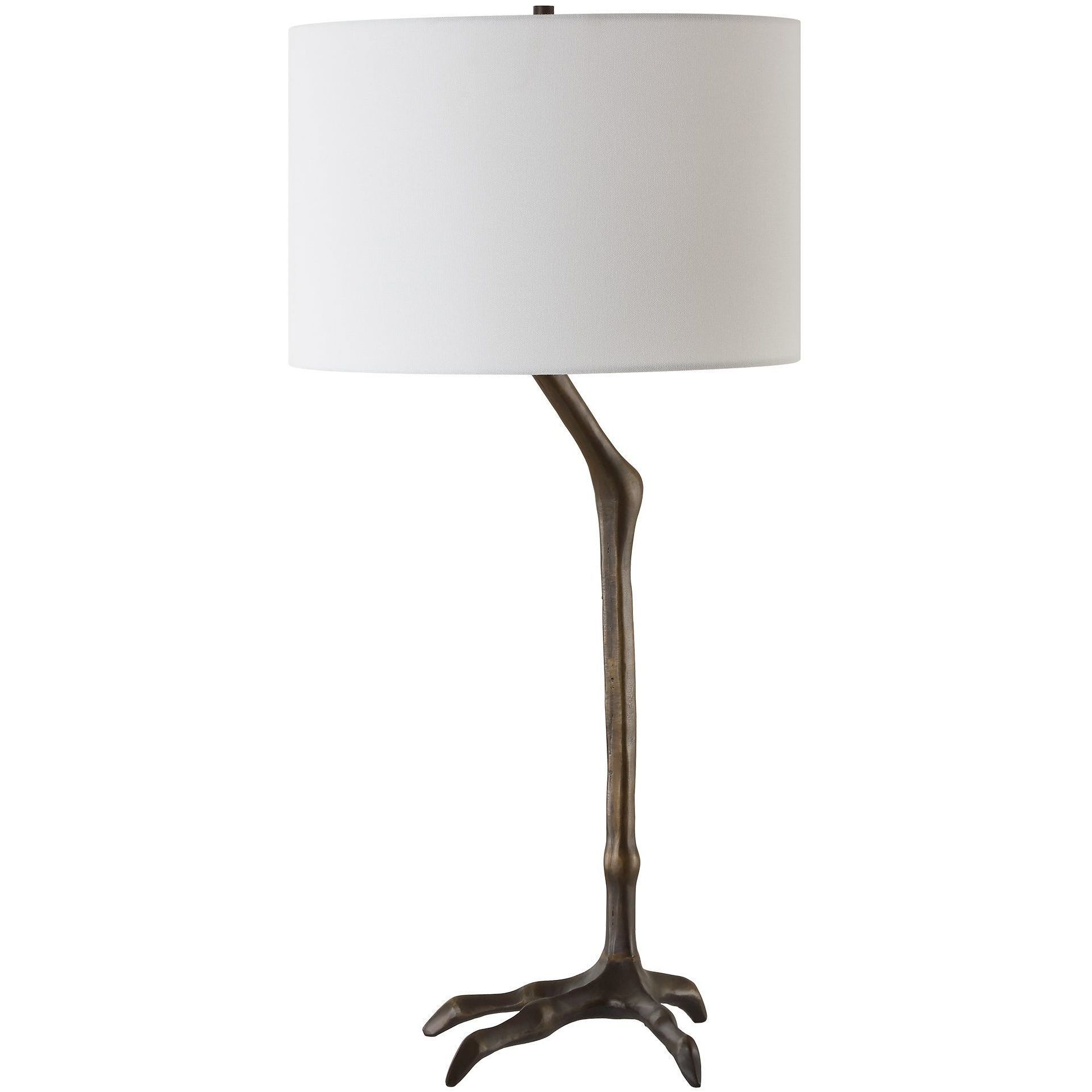 Perch 31 inch 150.00 watt Warm Antique Bronze Table Lamp Portable Light