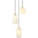 Gene 3 Light 17 inch Satin Gold Pendant Ceiling Light
