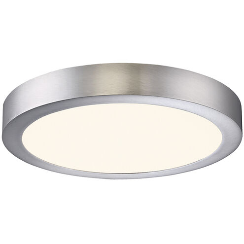 Brant 9 inch Satin Nickel Flush Mount Ceiling Light, Small