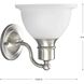 Beacher 1 Light 7.63 inch Brushed Nickel Bath Vanity Wall Light