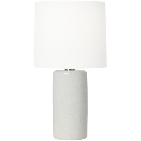Barbara Barry Shanghai 30.63 inch 9.00 watt White Crackle Table Lamp Portable Light