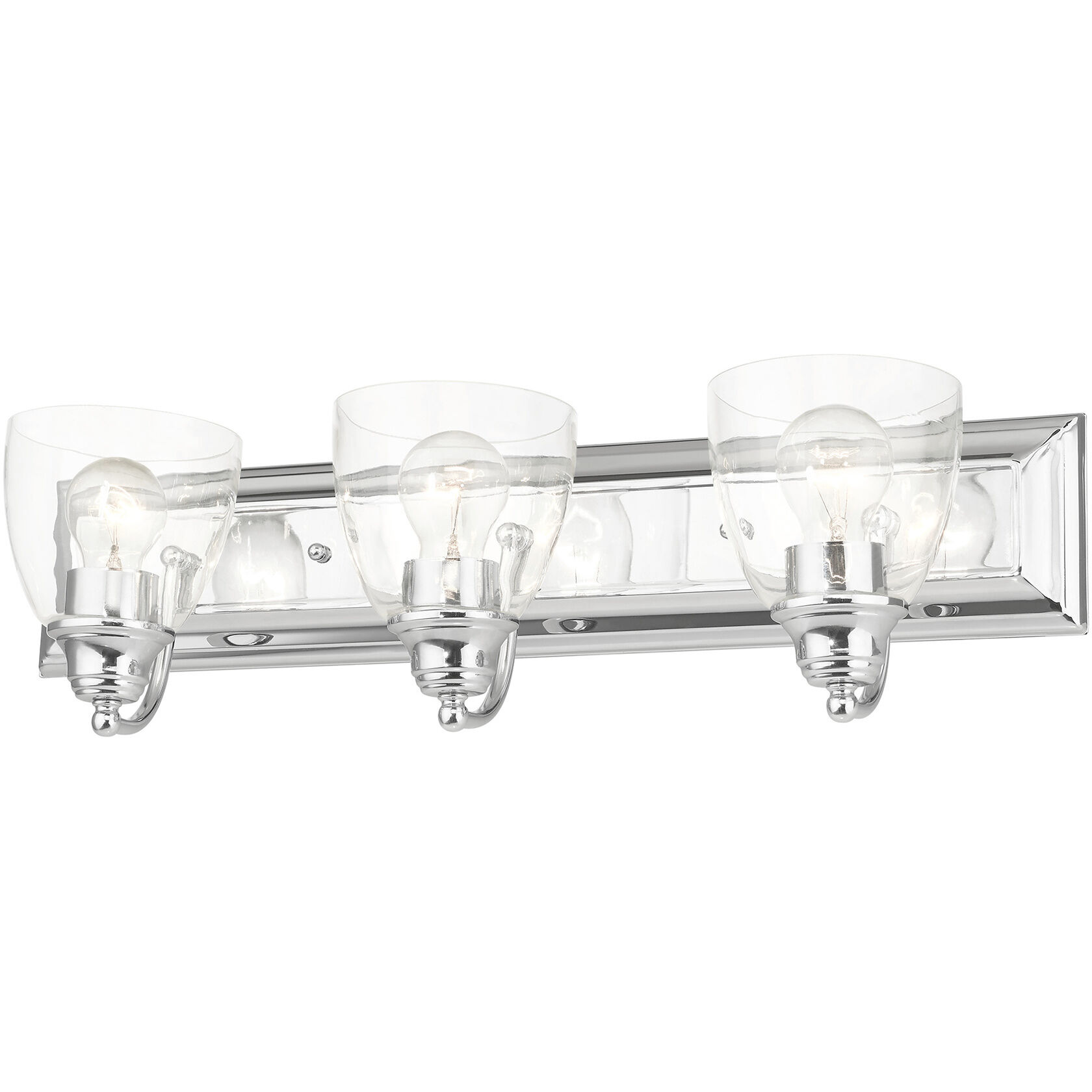 Birmingham 3 Light 24 inch Polished Chrome Vanity Sconce Wall Light