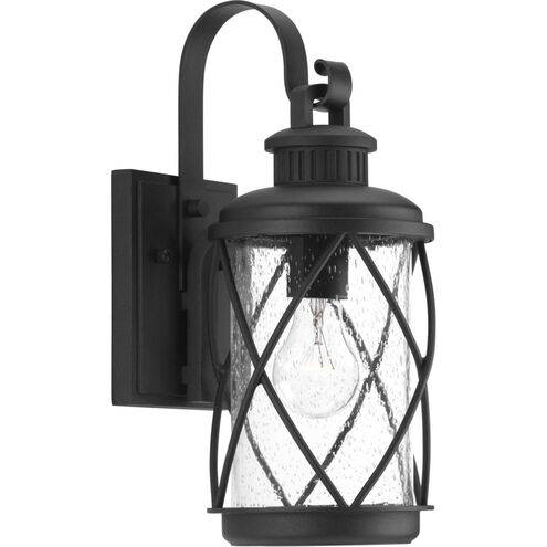 Garthwaite Ave 1 Light 15 inch Textured Black Outdoor Wall Lantern, Small