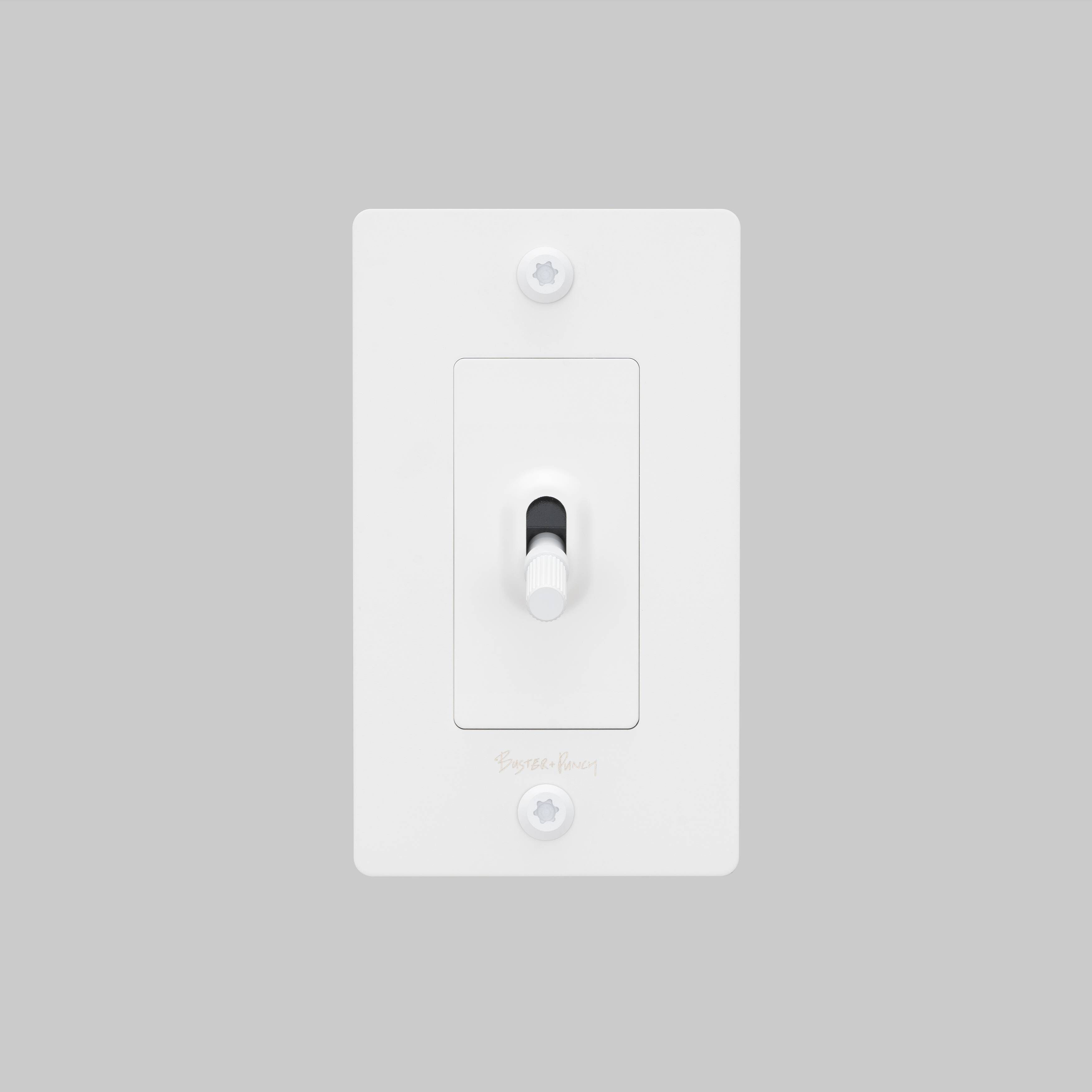 1G Toggle 120-277 White Light Switch