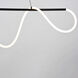 Bowman LED 57.5 inch Matte Black Linear Chandelier Ceiling Light