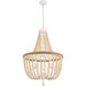 Jolie 5 Light 24 inch Beige Pendant Ceiling Light