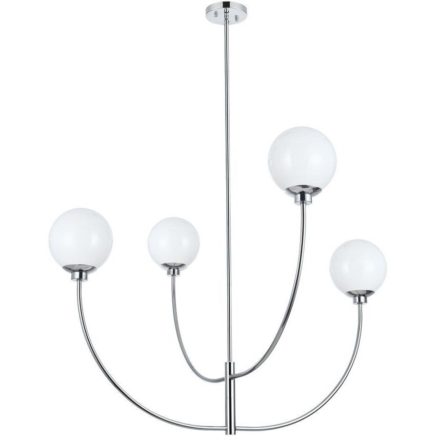 Nyomi 4 Light 42 inch Chrome Chandelier Ceiling Light