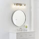 Oslo 4 Light 27.5 inch Brushed Nickel Wall Bath Fixture Wall Light