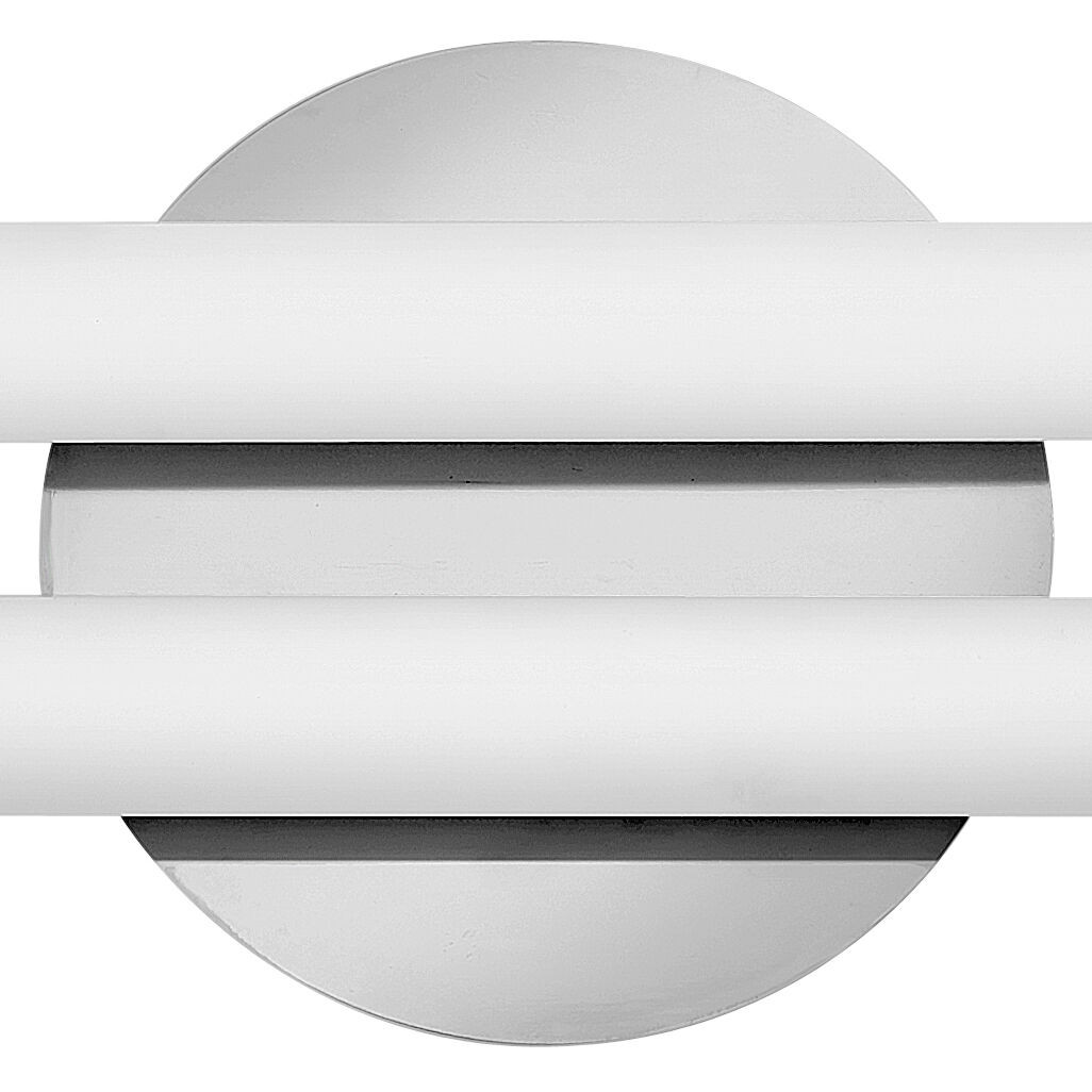 Eos LED 25 inch Chrome Vanity Light Wall Light, Vertical