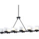 Donovan 10 Light 61.02 inch Bronze Highlight Chandelier Ceiling Light