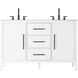 Millie 54 X 35 inch White Bathroom Vanity Cabinet