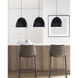 Sean Lavin Paravo 1 Light 15.1 inch Gloss Black/Matte Black Pendant Ceiling Light in Incandescent