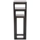 Kenton 43.75 X 14 inch Smoke Gray/Black Pedestal Set, Set of 3