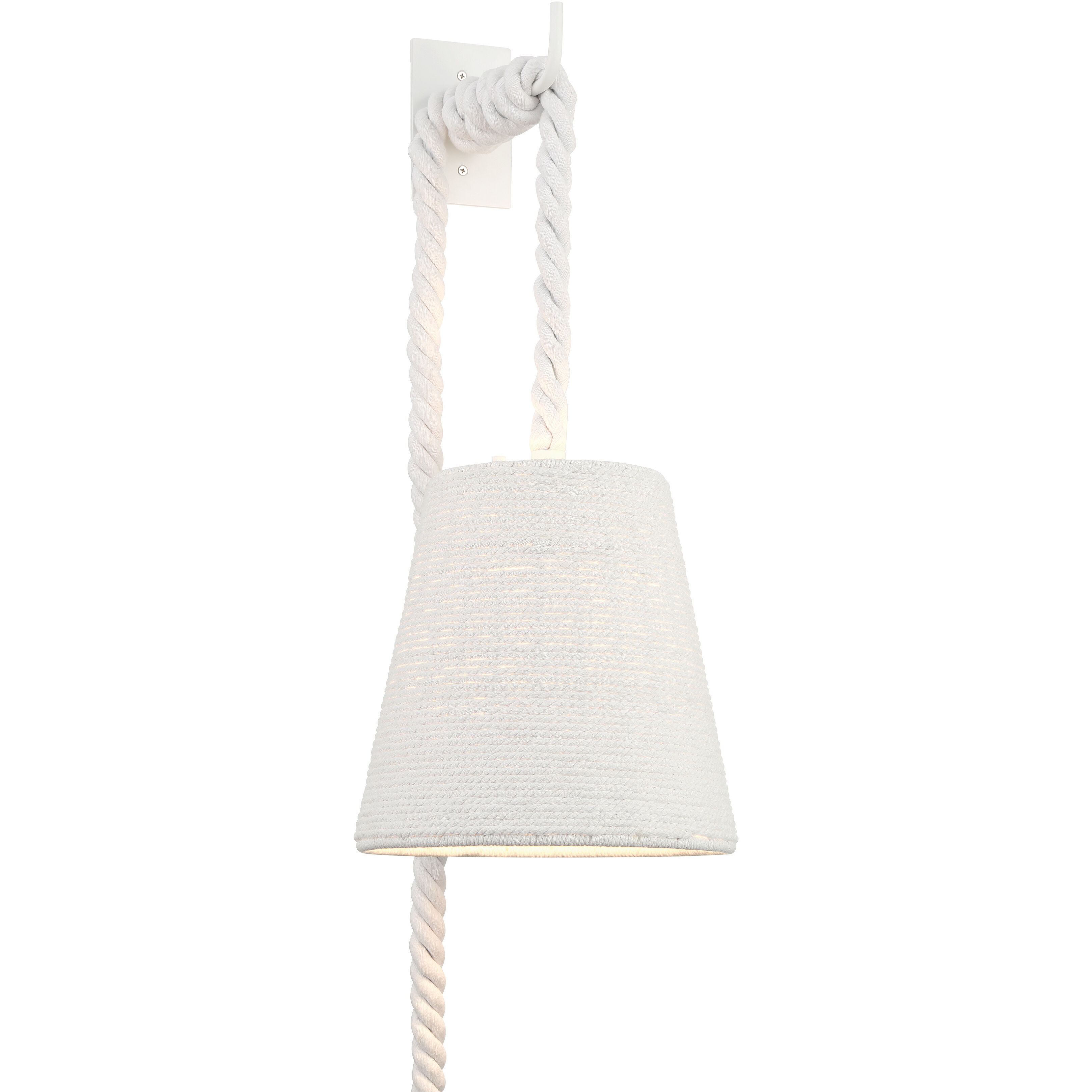 Lodelle 1 Light 10 inch Matte White Wall Sconce Wall Light