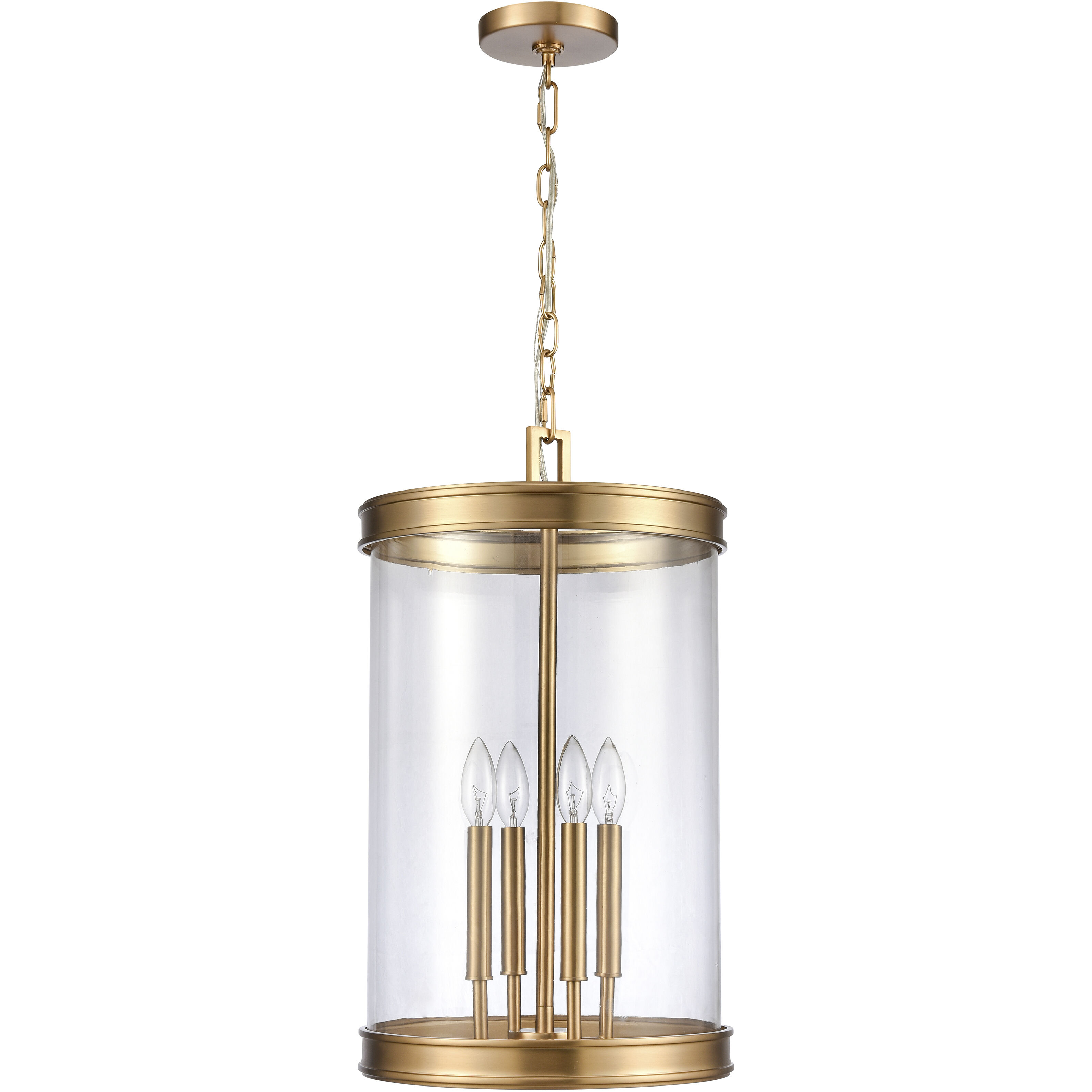 Elk Home 69756/4 Mendoza Light inch Brushed Gold Pendant