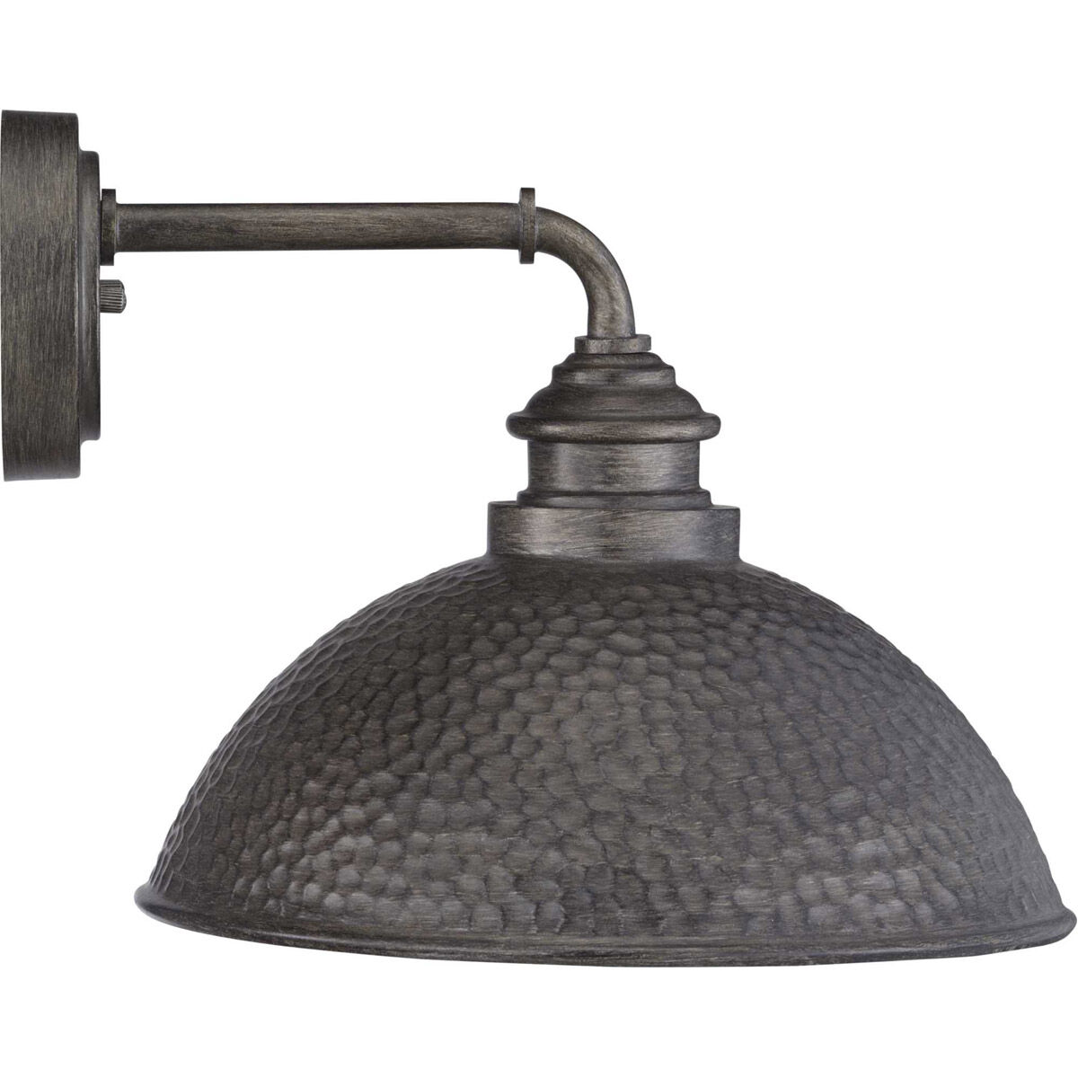 Englewood 1 Light 10 inch Antique Pewter Outdoor Wall Lantern, Medium