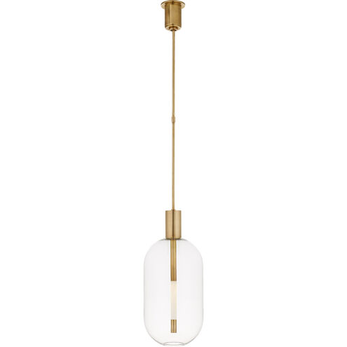 Kelly Wearstler Nye LED 11 inch Antique-Burnished Brass Pendant Ceiling Light
