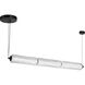 Ramona LED 38 inch Matte Black Horizontal Pendant Ceiling Light