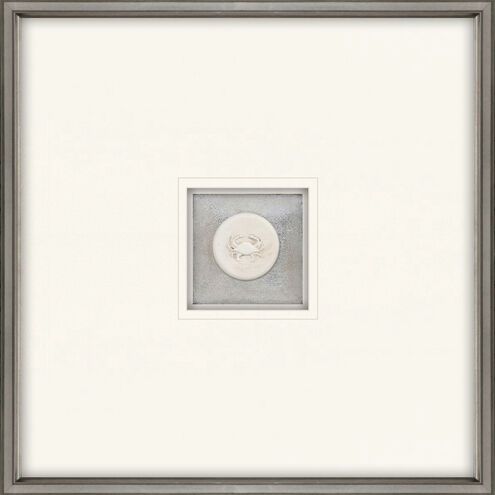 Animals White and Blue Framed Art