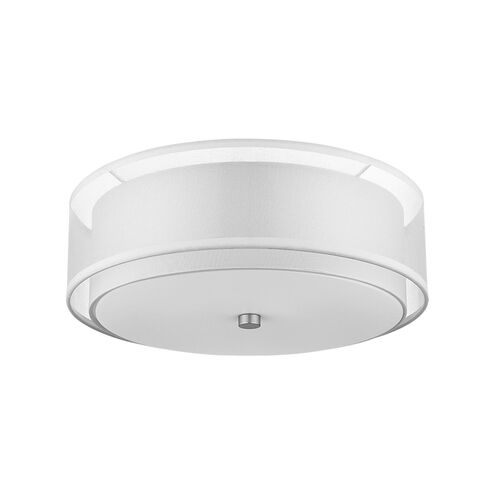 Brella 2 Light 16 inch Brushed Nickel Flushmount Ceiling Light