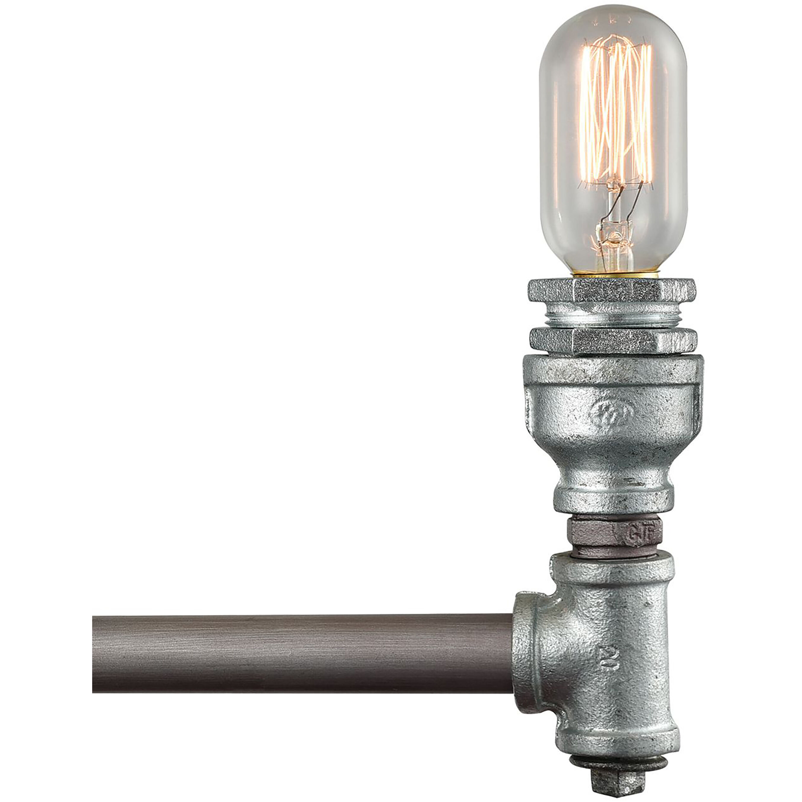 Cast Iron Pipe Vanity Light Wall Light