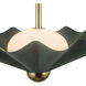 Furrow 16 inch Pine Green Pendant Ceiling Light