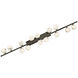 Selene 14 Light 74 inch Black Oxide Linear Pendant Ceiling Light